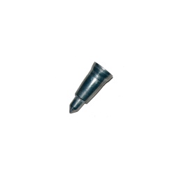 [808-24] PUNTA BASTON METALICA 24MM PLATA
