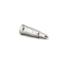 [302393/808-18] PUNTA BASTON METALICA 18MM PLATA