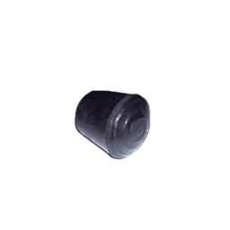[804-12] PUNTA BASTON GOMA 12MM NEGRA