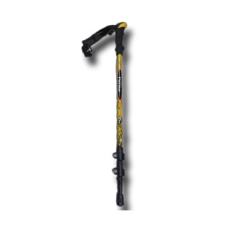 [C099-YL] BASTON TREKKING DURALUMINIO 3 SECCIONES AMARILLO