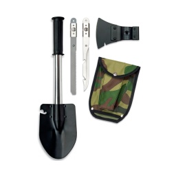 [33043] PALA ALBAINOX C/HACHA C/FUNDA CAMO