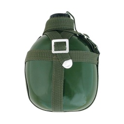 [101146] CANTIMPLORA ALUMINIO BANDOLERA 1L VERDE