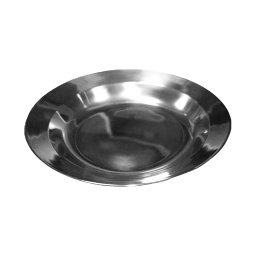 [33393] PLATO ACERO INOX HONDO MAX CAMPING ACERO